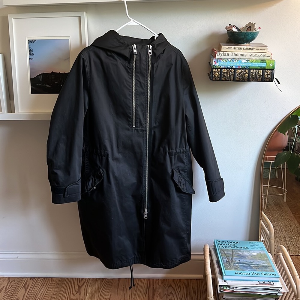 Allsaints navy parka